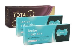 DAILIES Total 1 (30 linser) + Lenjoy 1 Day Air+ 10 linser gratis