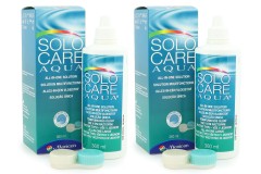 SOLOCARE AQUA 2 x 360 ml med linsetuier